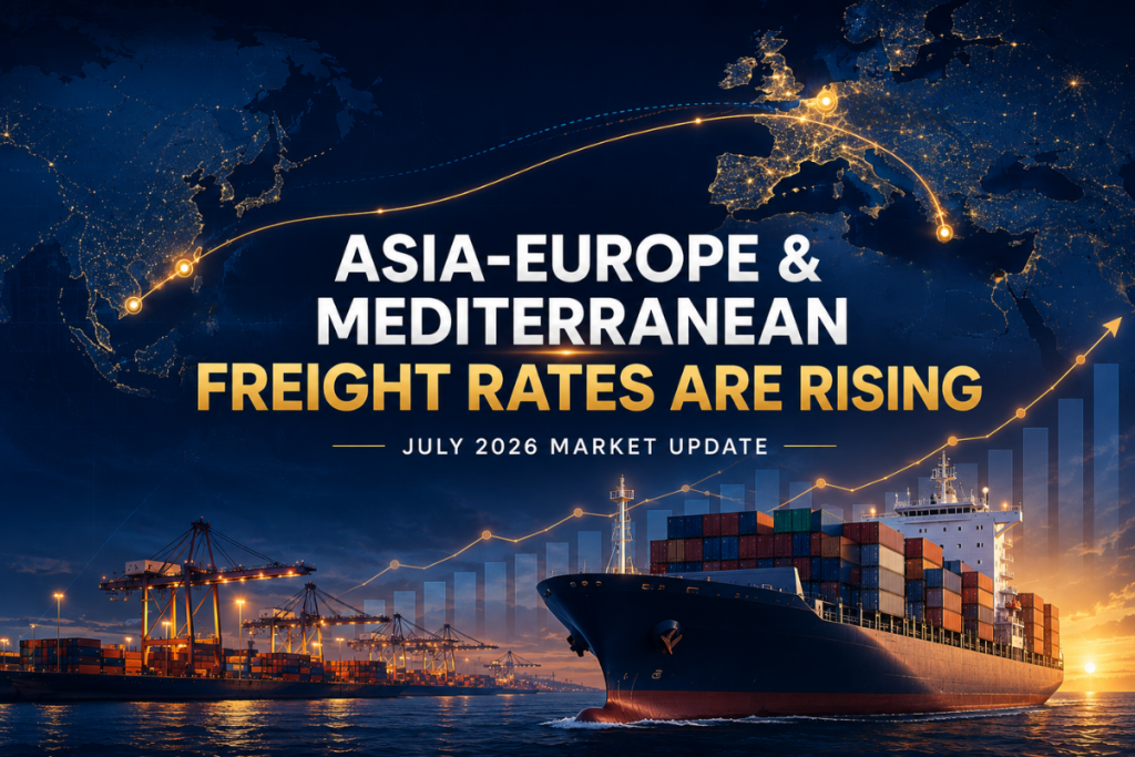 Asia-Europe Freight Rates Are Rising
